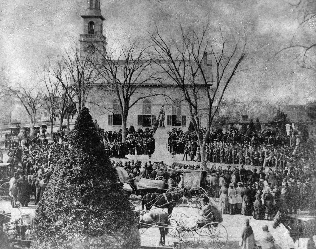 Dedication of the Civil War monument, 11/3/1883