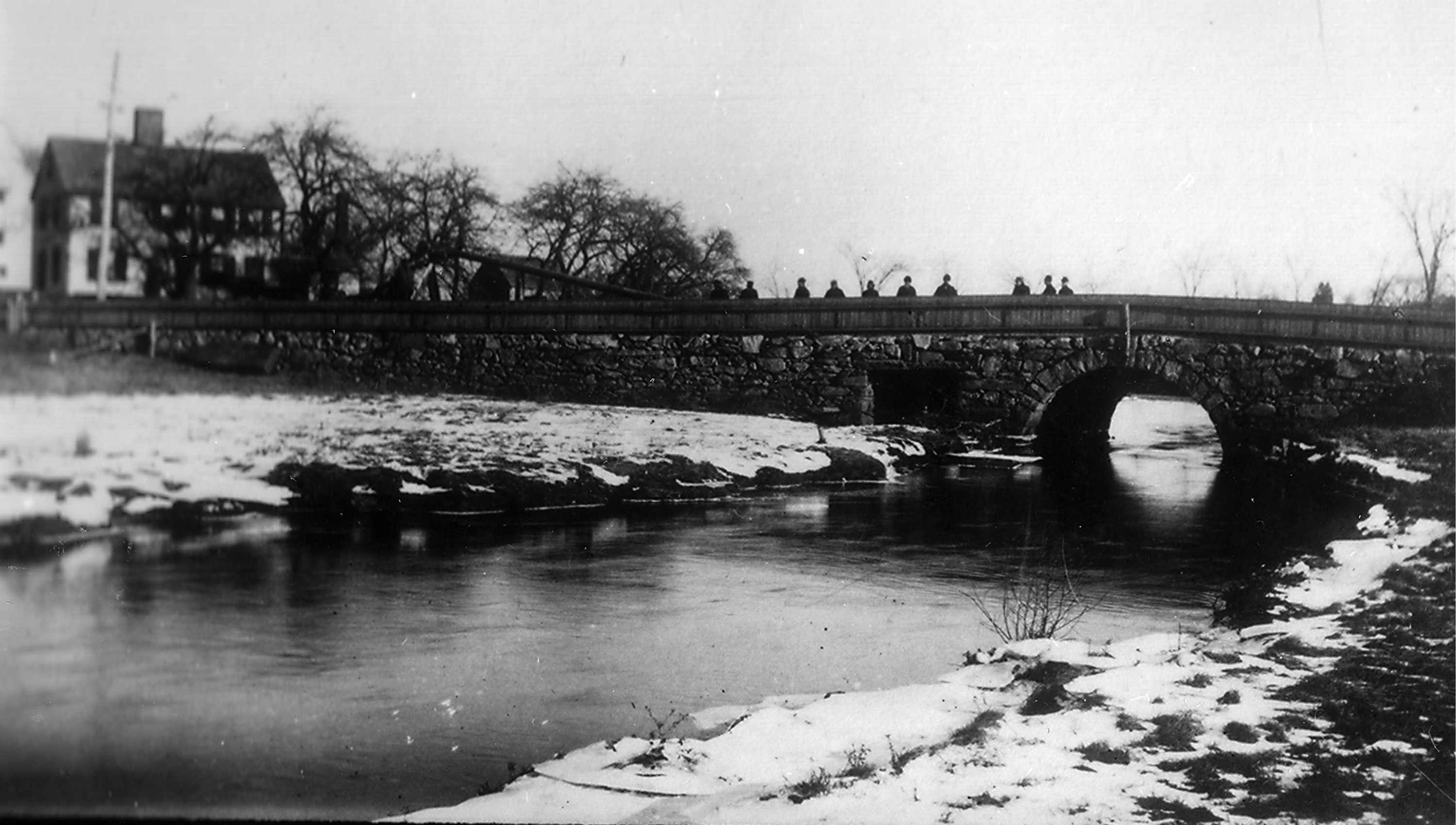  Great Bridge over Jones River, circa 1890