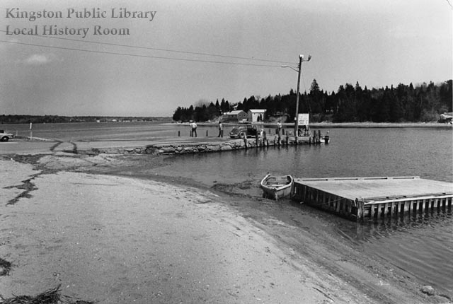 Town landing looking north, 1975