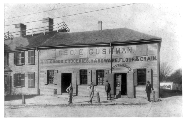 George E. Cushman's Store, circa 1900