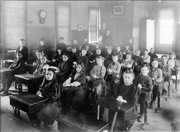 Great Aunt Sarah Cushing Faunce's classroom, circa 1880