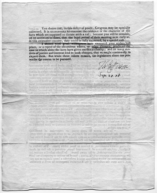 Jefferson letter, page 2, 1808