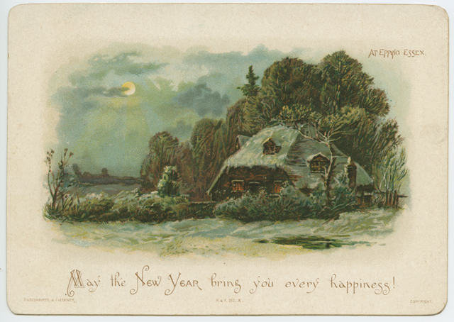 May the New Year bring you every happiness! 1891