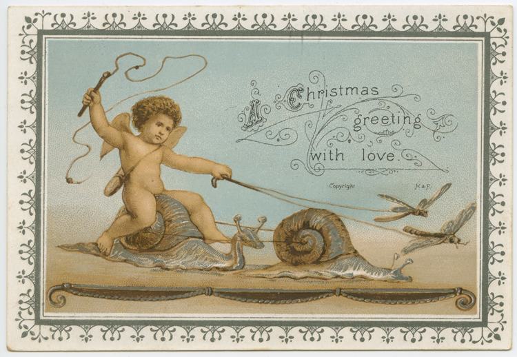 Christmas card from the Helen Foster Collection, no date