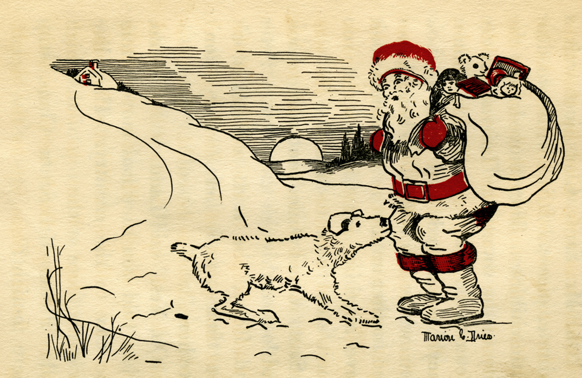 Laddie meets Santa, 1928