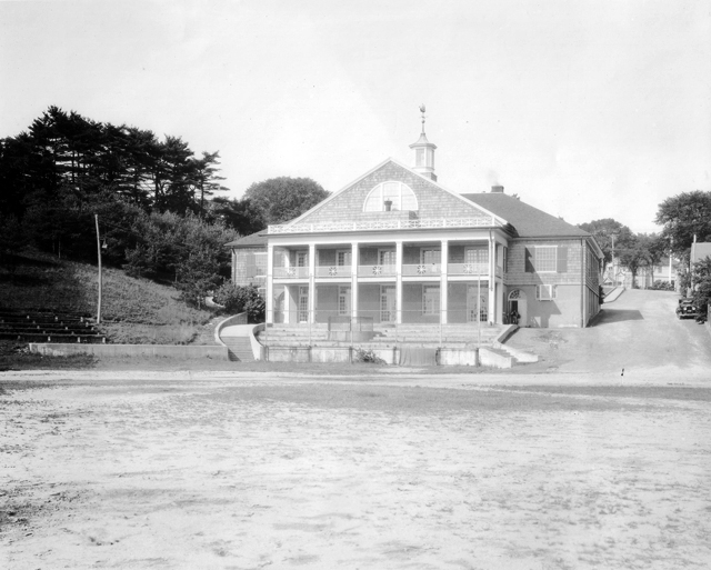 Reed Building, rear facade, circa 1935