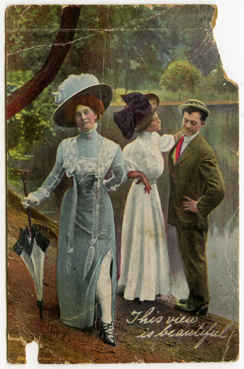 "This view is beautiful," 1908