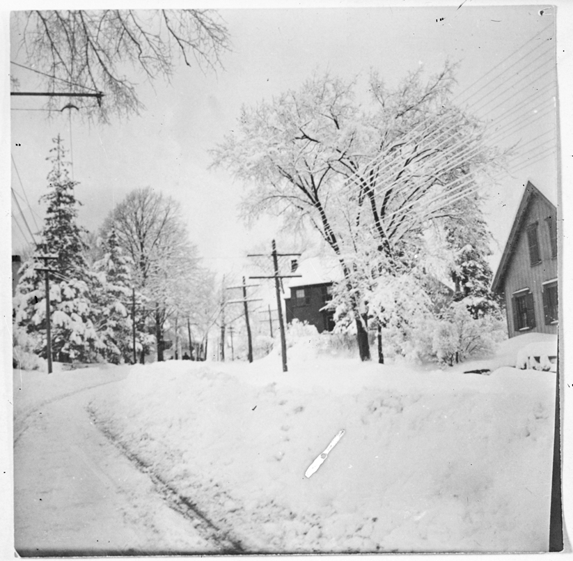 Snow on Main Street, circa 1925