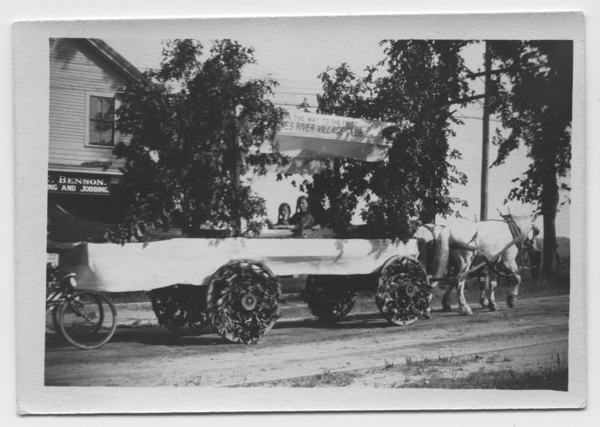 Jones River Village Club float, 4th of July Parade, 1910