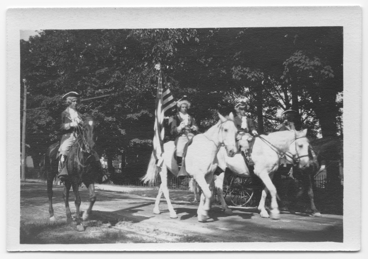 Parade riders, 4th of July Parade, 1910