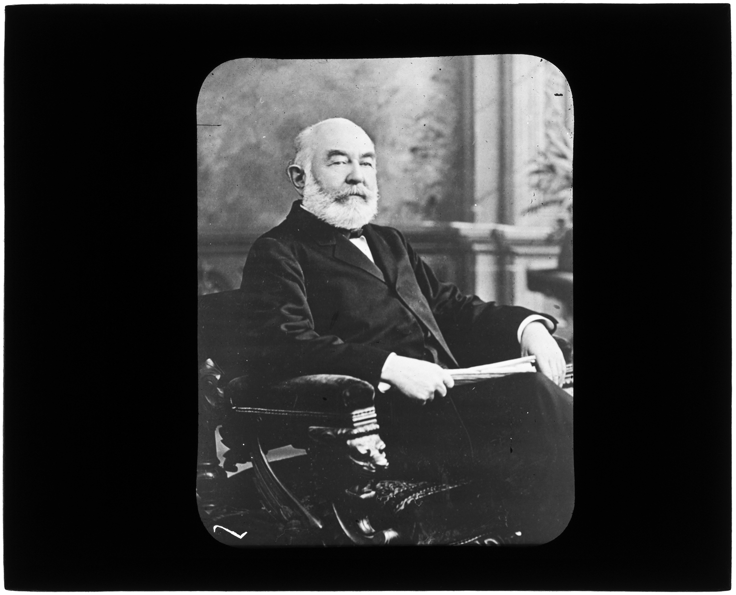 Henry R. Glover, seated portrait, circa 1890