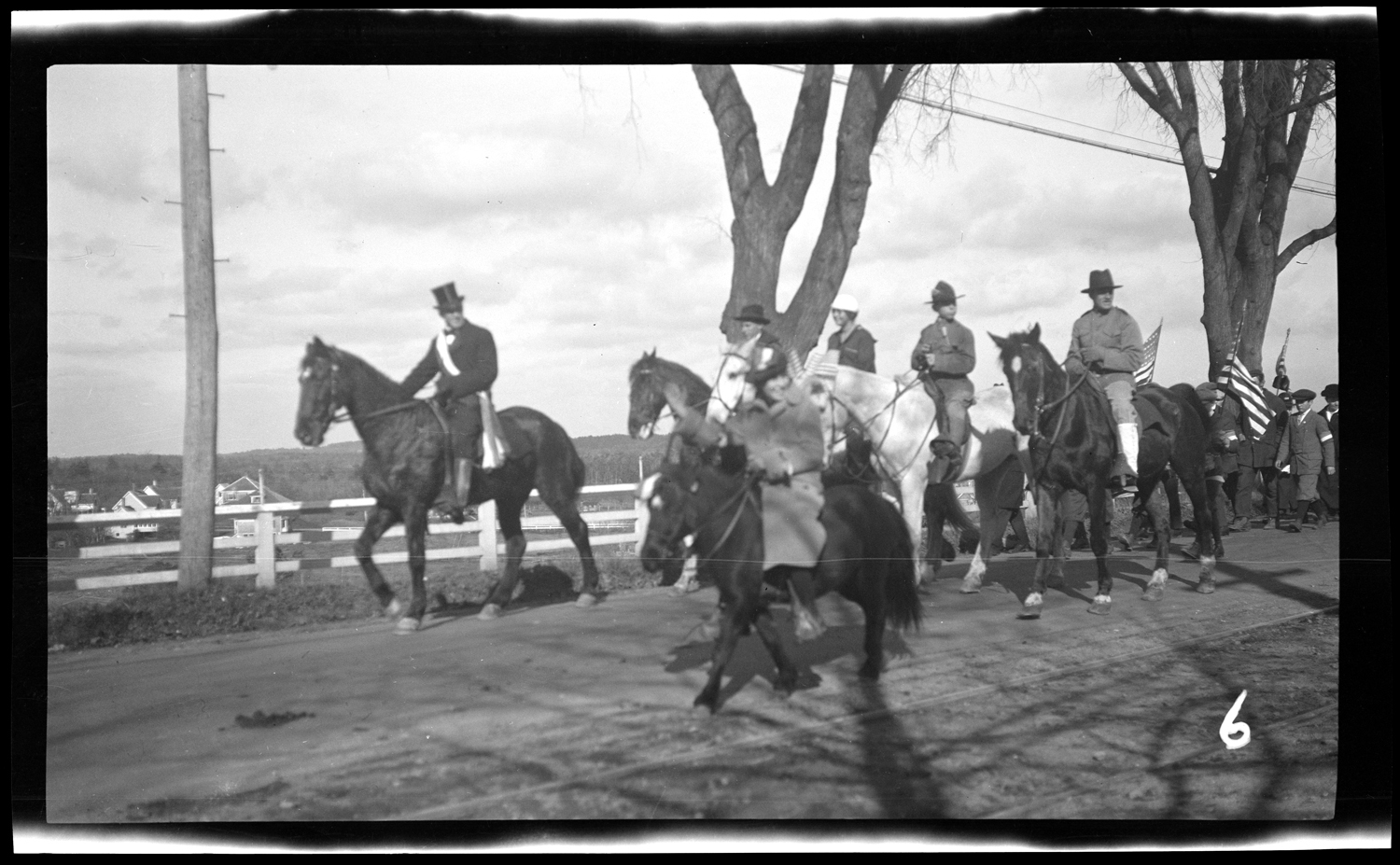 Riders in the Welcome Home parade, October 18, 1919.