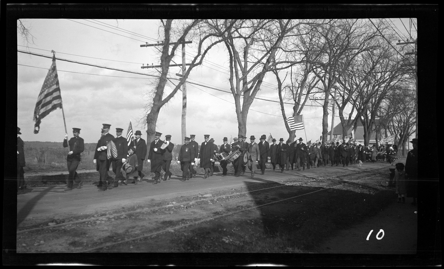 Marchers in the Welcome Home parade, October 18, 1919.