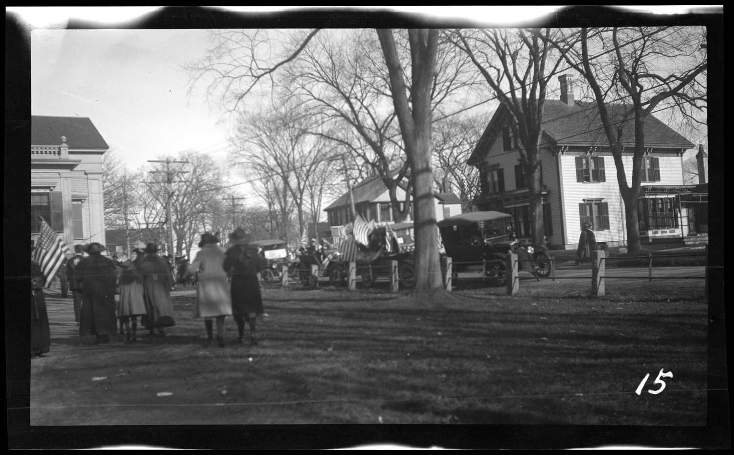 Spectators at the Welcome Home parade, October 18, 1919.